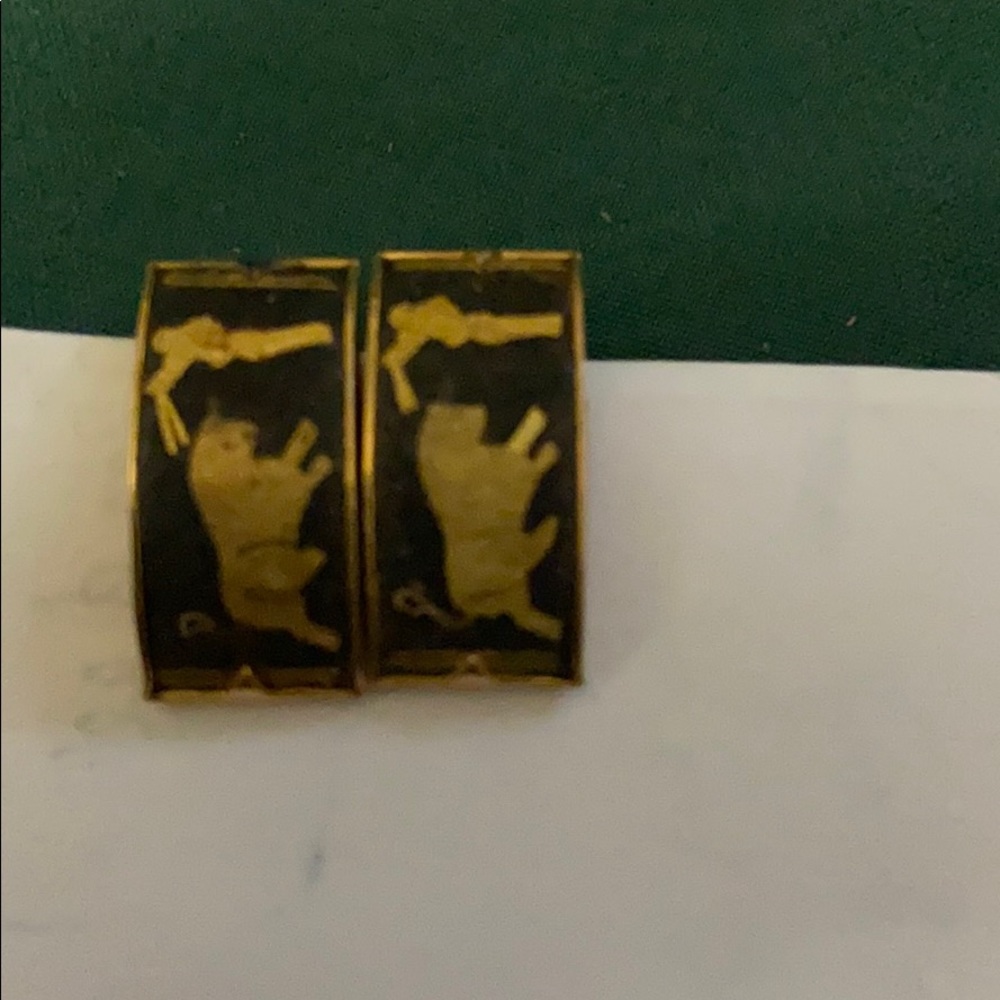 Earrings  Bull fighter